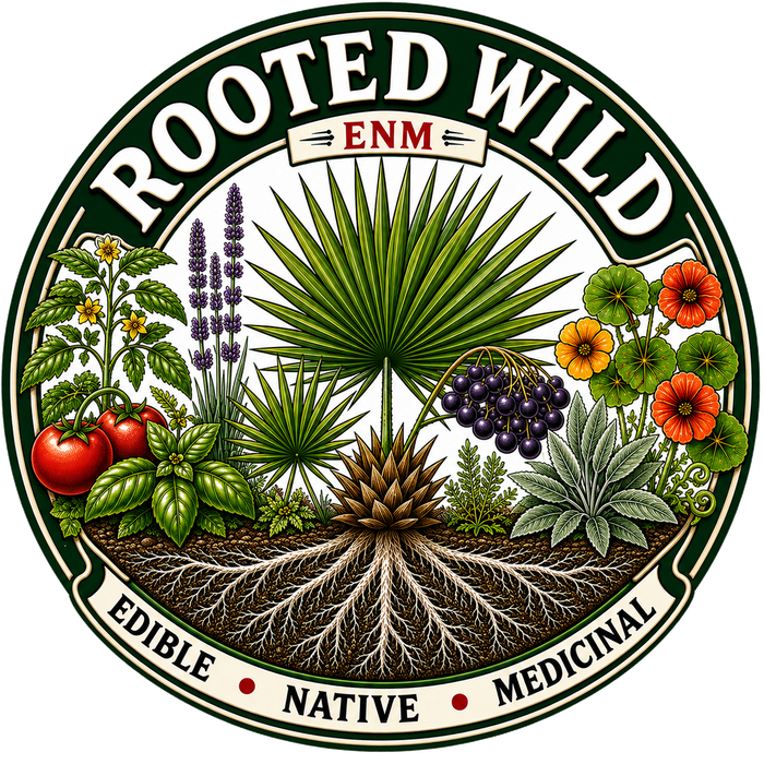 Rooted Wild ENM logo